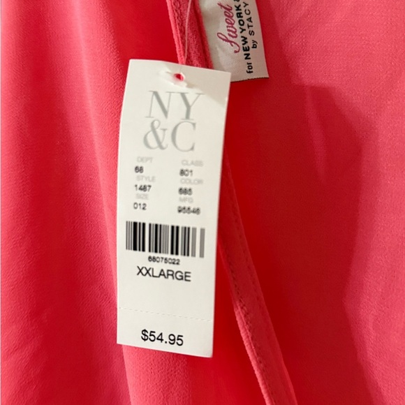 Sweet Pea Pink Boxy Tie Front Tunic - Picture 6 of 6